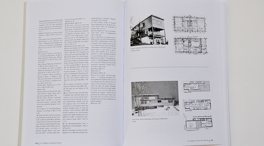 Layout Innenseite, Dissertation zu Architektur