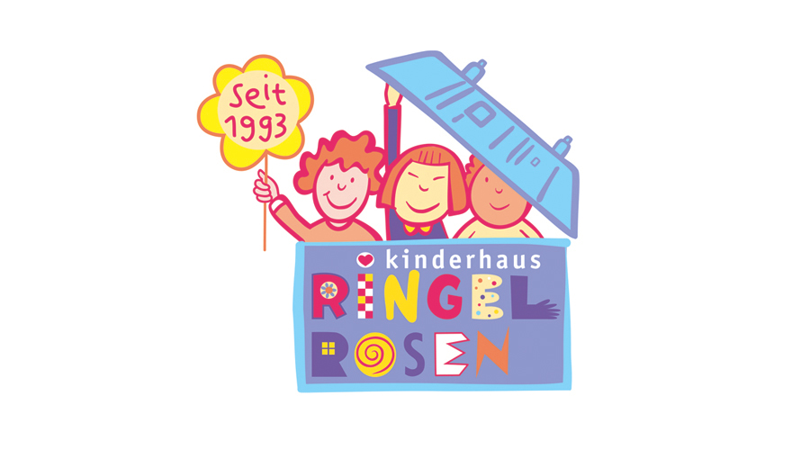 Kinderhaus Ringelrosen Wortbildmarke